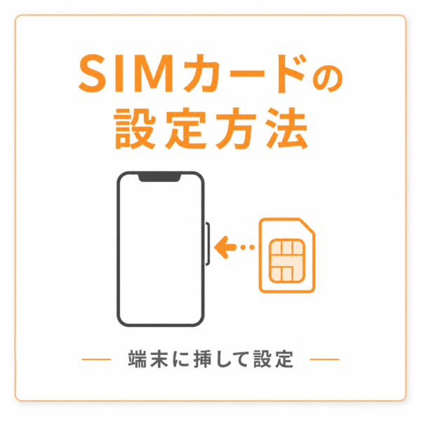 SIMカードの設定方法